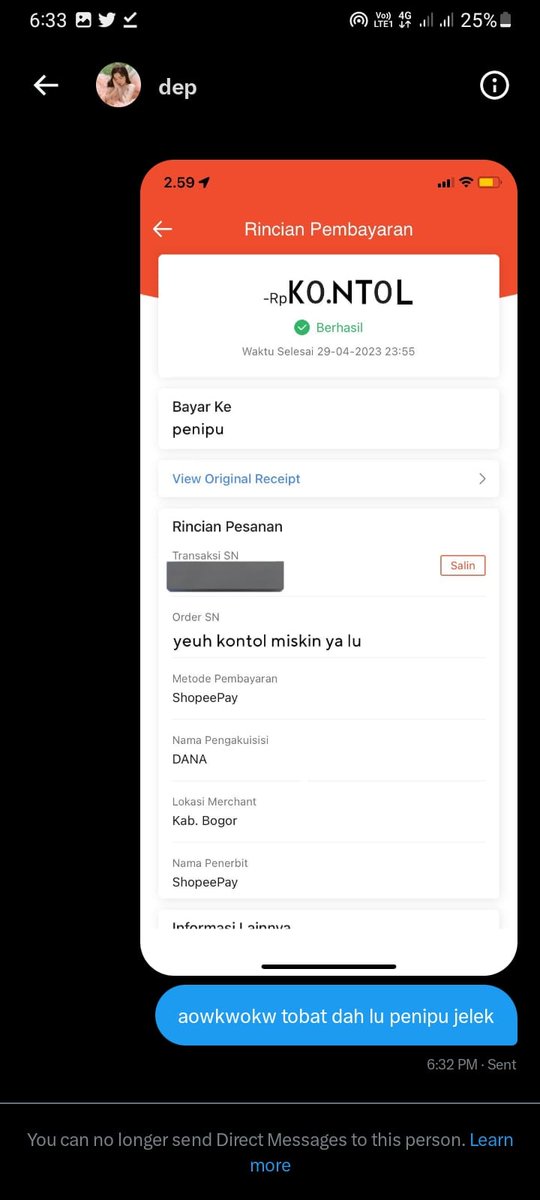 itoqshirin's tweet image. BE AWARE!!!! @bwerdiri @bwerdiri @bwerdiri @bwerdiri  @bwerdiri PENIPU.
 
dia udah nipu banyak nipu XL akrab, tiket, dm ml, cv kuota, dan lain lain, hati hati semuanya peringatin org yg mau beli di dia,dia nge rt penipu tp sendiri nya penipu. 
#zonauang #zonaba #zonajajan HELP RT