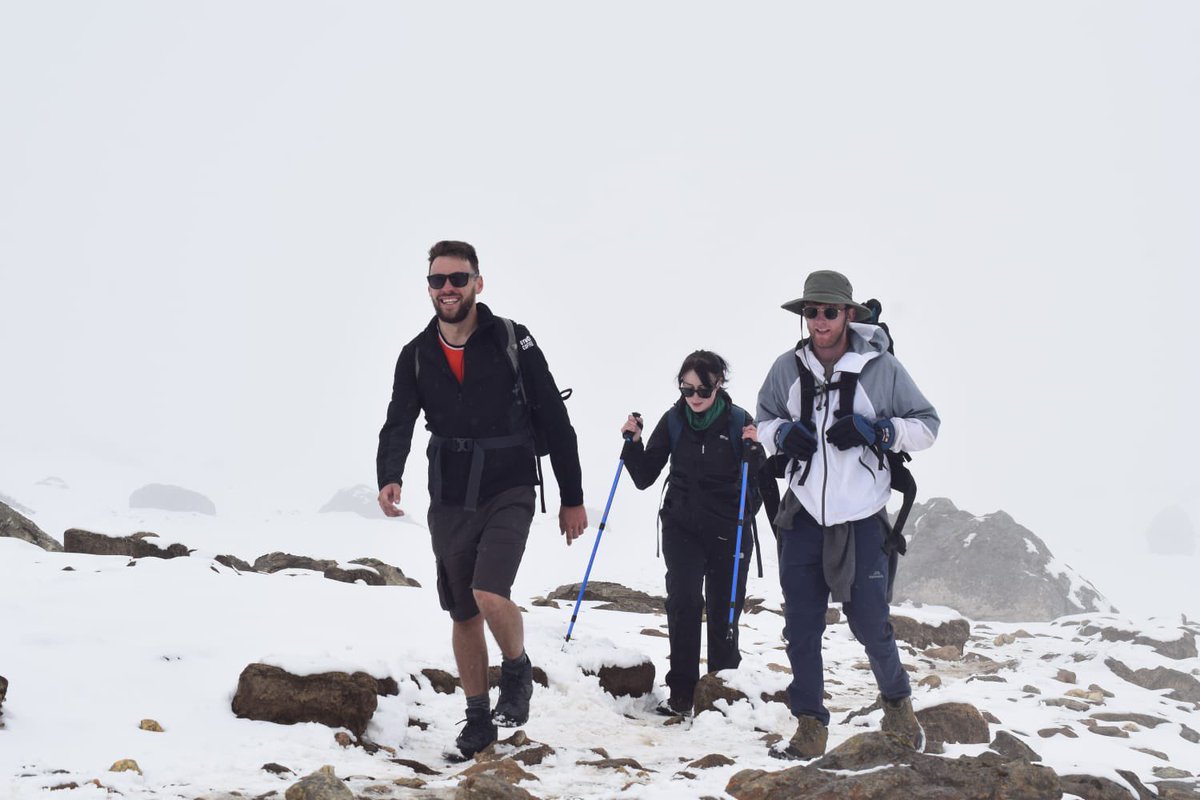 Baz_Arnold's tweet photo. Done and dusted 🗻 

An unforgettable experience conquering Everest base camp with @lisao_donnell and some more amazing people. Huge thanks to Bikram @gadventures. Massive one to tick off the bucket list ✅ https://t.co/wzx8twqBwd