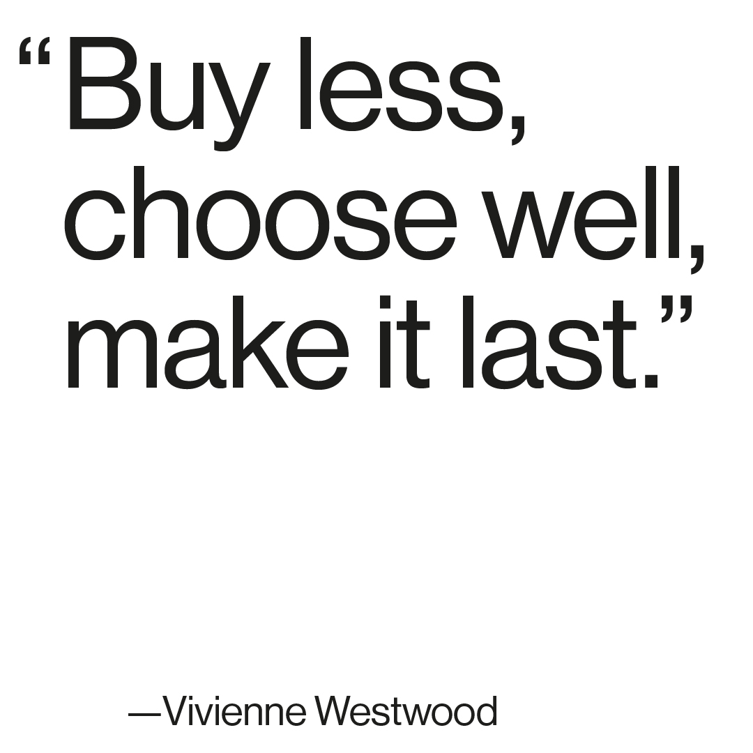 “Buy less, choose well, make it last.” - Vivienne Westwood
#slowfashion #repairdontreplace #sustainability #sustainabilitymatters
