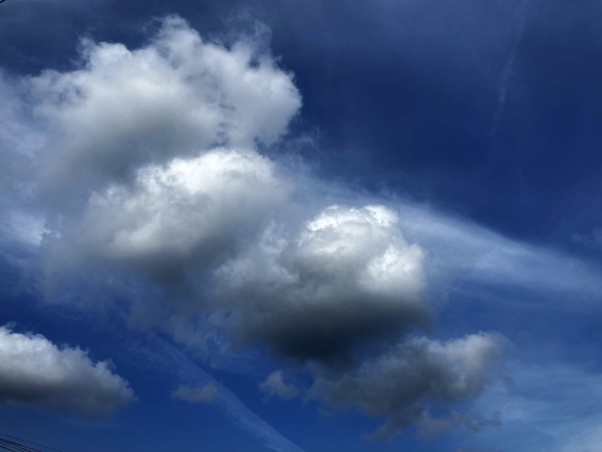 本日の雲。