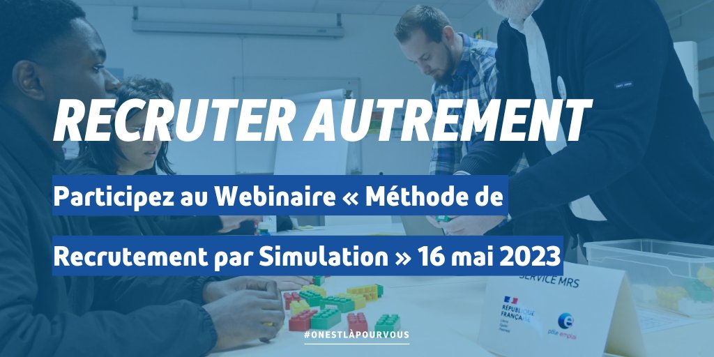FTravail_ARA's tweet image. Recruteurs, sélectionnez vos candidats autrement ! 
🗓️ Webinaire mardi 16 mai - 14h30 à 15h15
ℹ️ Inscription webikeo.fr/webinar/recrut…