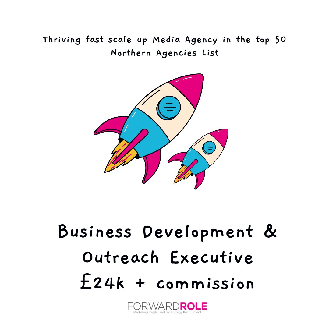 ForwardRole_Bec's tweet photo. Unique opportunity to join a fast scaling media agency in Manchester and be a key part of their growth! https://t.co/yonOGHinqm