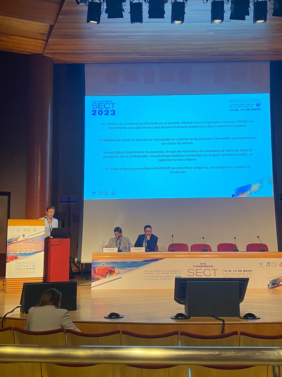 Dra_BelloIrene's tweet photo. Happy to present our study about Patient Reported Experience Measurements #PREMs in patients with resectable #NSCLC, in #SECT2023 @SECTtoracica @ThorSurgHClinic @hospitalclinic @jescarrabill @jotaefape https://t.co/Wzx3oD4MbR
