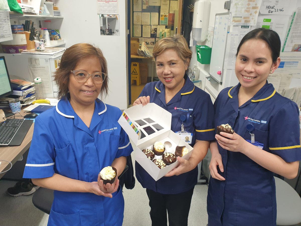 Happy Nurses Day!

Thank you to <a href="/RoyalFreeNHS/">Royal Free London</a> for the cupcakes for Nurses Day