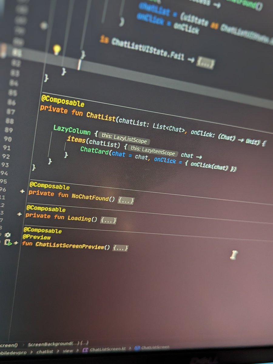 mobiledev_pro's tweet photo. From XML to Compose #3
Probably the most desired feature, I wouldn't return back to XML because of that
🔸️XML: RecyclerView + Adapter + ViewHolder 🤪
🔸️Compose: Just LazyColumn or LazyRow 🫠
Lists everywhere. It's never been easier
#xml2compose #AndroidDev #JetpackCompose https://t.co/5hJqStdZ2s