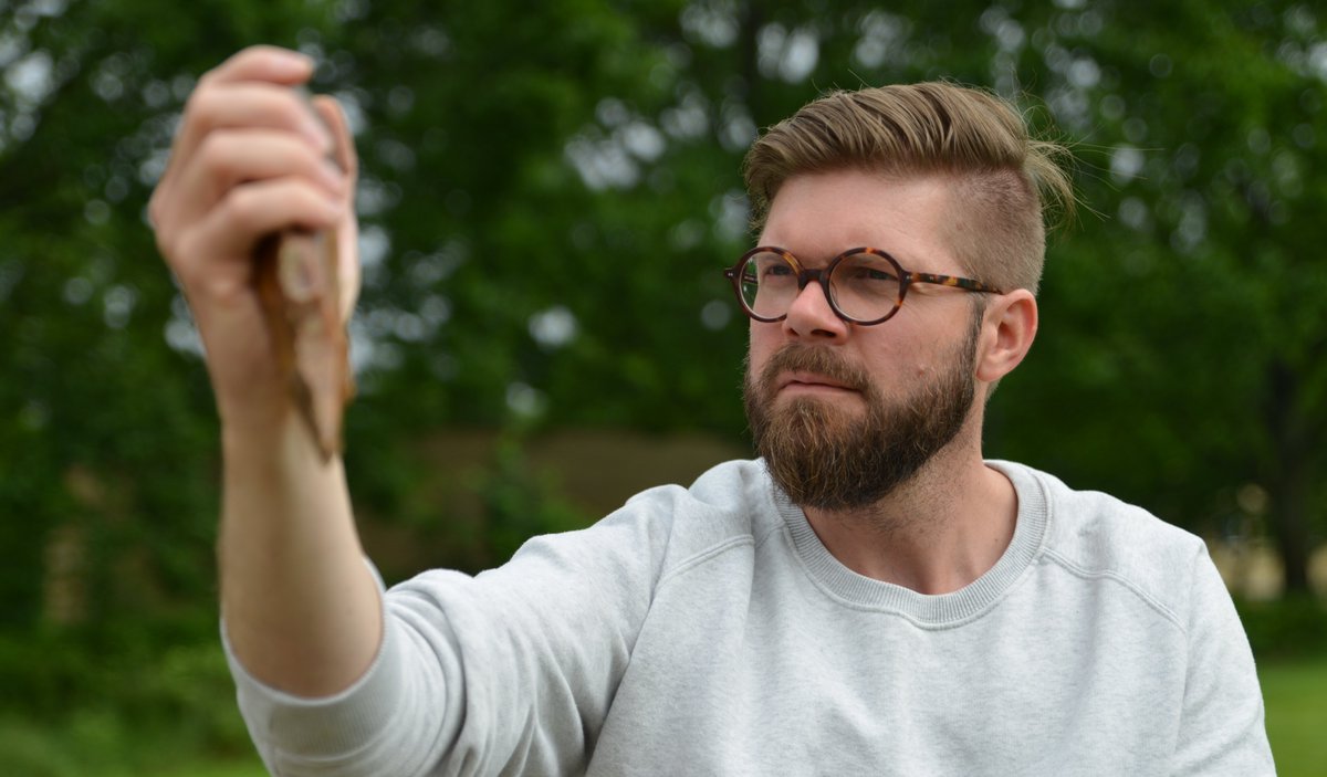 #meetECONOVO- core group member Prof. Felix Riede @ARCHAEOfelix is an #evolutionaryarchaeologist with interests in #climatechange, #culturalevolution, the #palaeolithic, #volcanismand #envhum – also PI of @ERC_CLIOARCH 
@GrundforskFond 📷: @DennisP_Aarhus