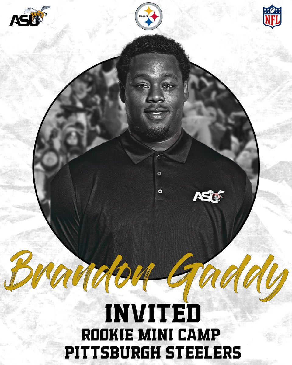 INVITED ✉️ Congrats to our very own @bgaddy97 on being invited to the @steelers Rookie Mini Camp! #SWARMAS1 🐝
