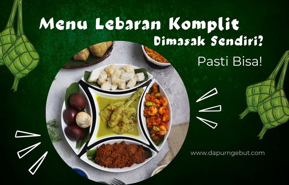 Telat ngeshare :D 
Menu Lebaran Komplit Dimasak Sendiri? Pasti Bisa!
dapurngebut.com/2023/04/menu-l…
#newblogpost #blogdapurngebut #menulebaran #idulfitri #indonesianfood #foodblogger