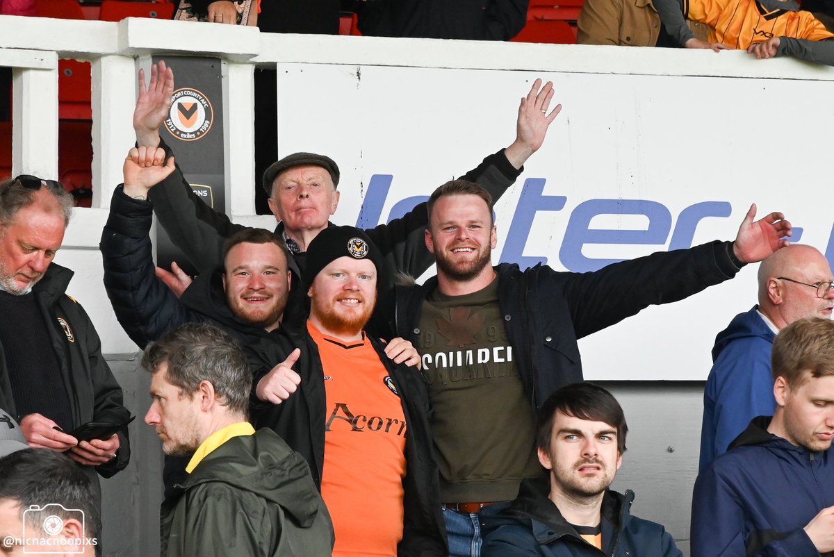 NewportCounty's tweet photo. Missing this yet 𝙀𝙭𝙞𝙡𝙚𝙨? 🥲

𝐖𝐞 𝐬𝐮𝐫𝐞 𝐚𝐫𝐞! 🙌

#NCAFC🧡🖤 https://t.co/sn4bDXKpPQ