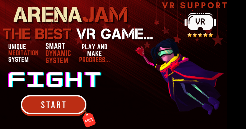 Fight, meditate, conquer! ArenaJam is the ultimate VR battleground where you can unleash your inner warrior