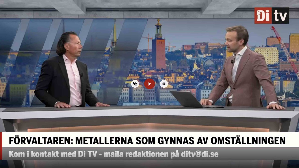 The green transformation will require a lot of metals 🚀

In this interview with @AuAgEric from @AuAgFunds and @Lennander from @dagensindustri, they dig deeper into this topic.

The interview is in Swedish 🇸🇪

auagfunds.com/research-centr…

#copper #lithium #rareearthelements #nickel