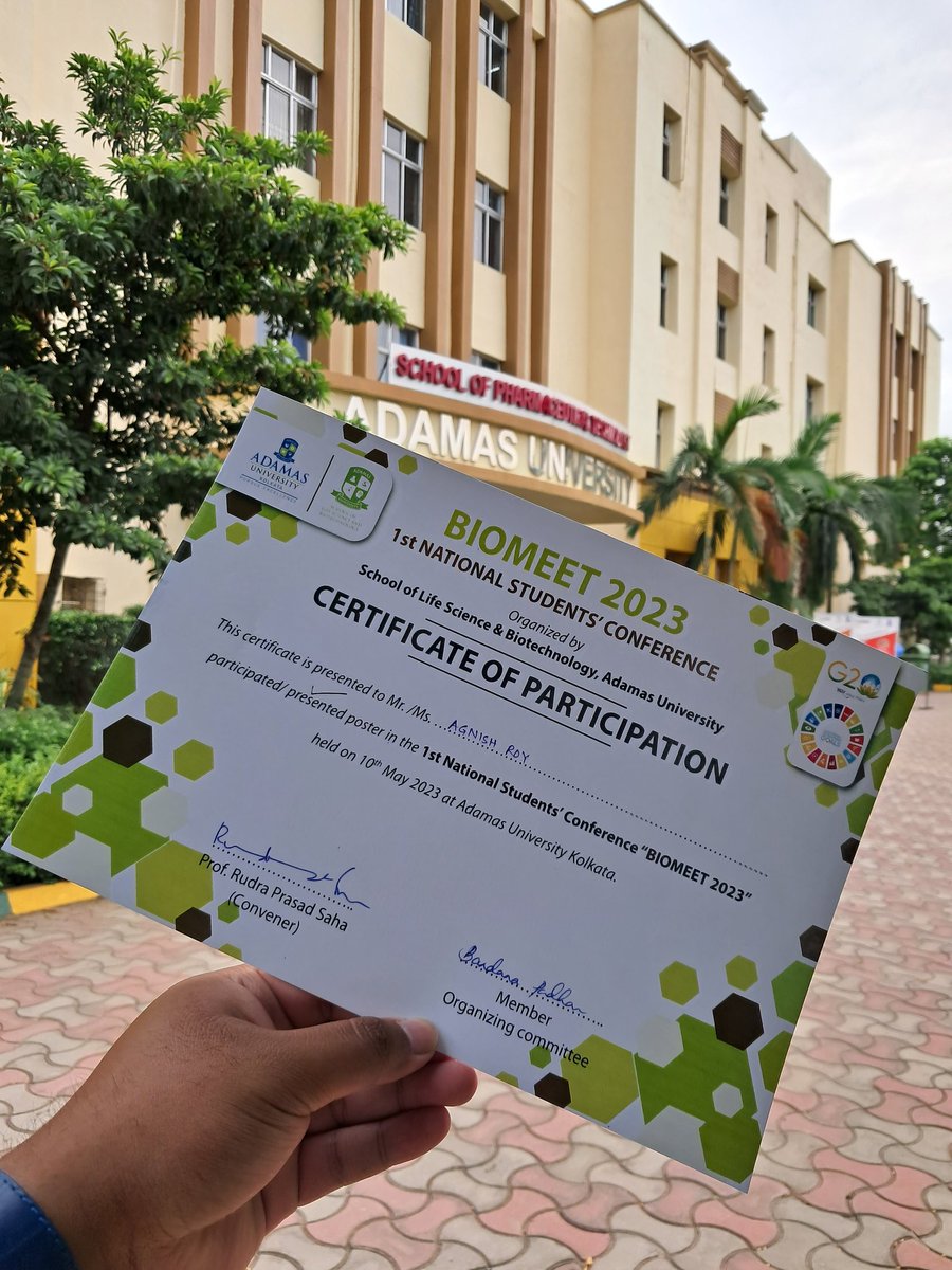 meetagnish's tweet photo. Had our first poster presentation in Biomeet 2023. Loved the feedback and interactions. 😊
#poster #posterpresentation https://t.co/RVfB6IH8pJ