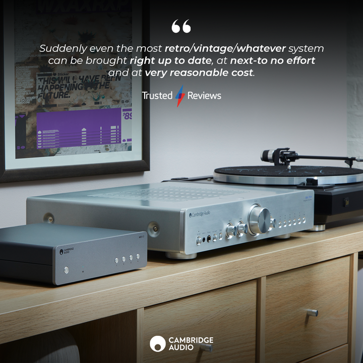 CambridgeAudio's tweet photo. .@trustedreviews got their hands on #MXN10: https://t.co/Mc3baenYAg
The verdict?
✅ Eloquent, driving sound
✅ Compact and discreet design
✅ Handy control from our StreamMagic app
We're currently out of stock on our website, but visit your local retailer to pick one up! https://t.co/D7POdXZFxt