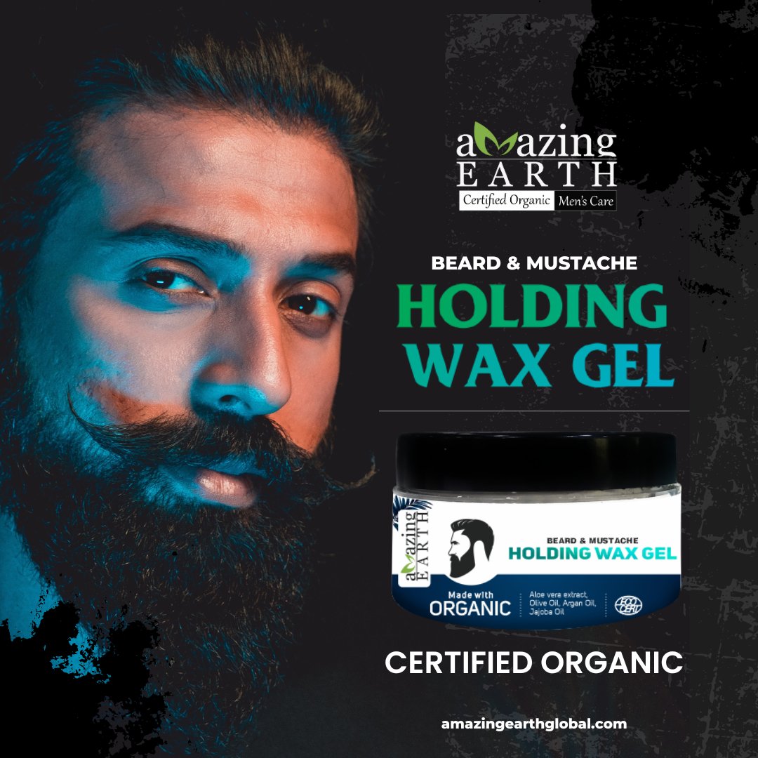 AMAzing EARTH Holding Wax Gel is made from ECOCERT-certified organic ingredients to give a strong hold to your beard without damaging your beard hair & the skin underneath.
Visit: amzn.to/3cKPCbP
#AMAzingEARTH #AMAzingMan
#AMAzingEarthMan
#certifiedorganic