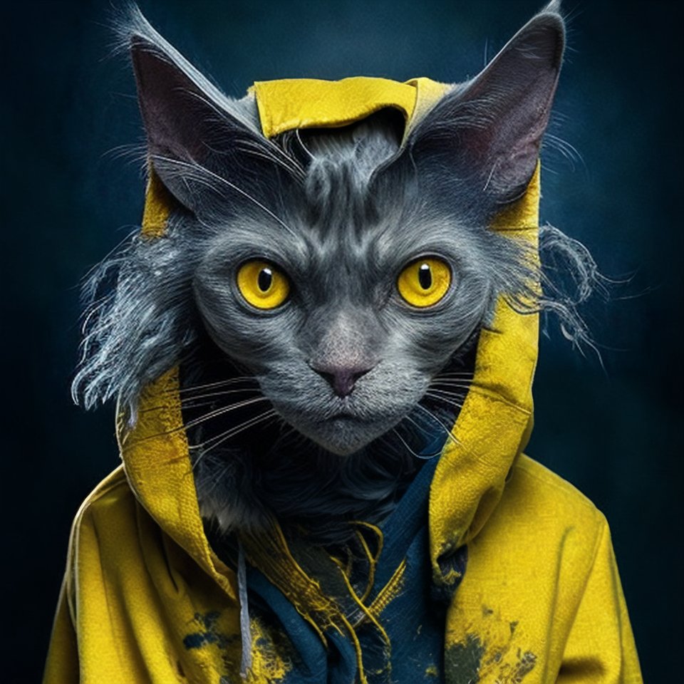 MeowVerse2023's tweet photo. Our best hoody model #CatsOfTwitter #cats #CatsOnTwitter #Caturday #CatholicTwitter #catlover #kitten #AIArtworks #AIart #midjourney https://t.co/lxdkihwZi9