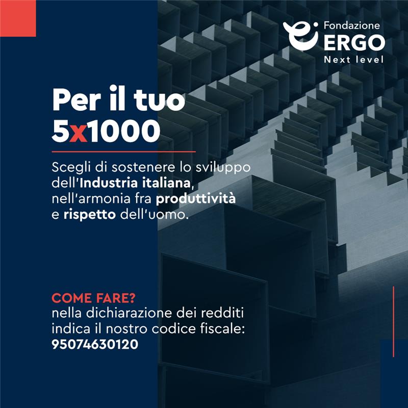 💪🏻 Il 5x1000 è un contributo importante: hai tempo fino al 30 giugno per supportare in modo concreto lo sviluppo e la crescita dell'industria italiana.

#5permille #sviluppo #miglioramento #industria #italia #futuro
