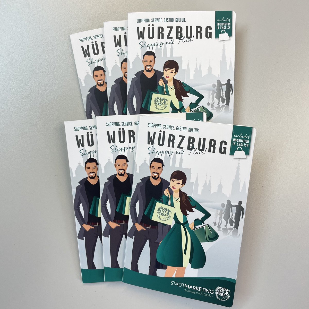 Die neuen Einkaufsführer sind da!

Wieder ist unser Einkaufsführer mit QR-Codes ausgestattet, sodass wieterführende Texte, Kontaktinformationen, Öffnungszeiten und Serviceleistungen jederzeit aktuell auf unserer Homepage unter wuems.de/einkaufsstadt abgerufen werden können.