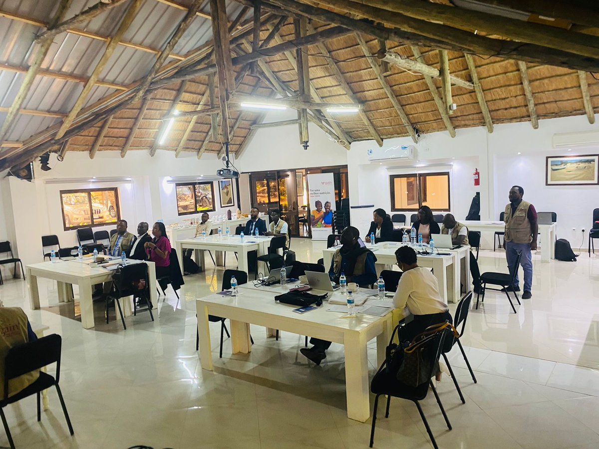 Today we are holding a workshop with SETSAN (National Coordinating Body for Food and Nutrition Security), the government institution that leads the country's nutrition interventions, to define routes of partnership and the challenges in policy implementation by the government.