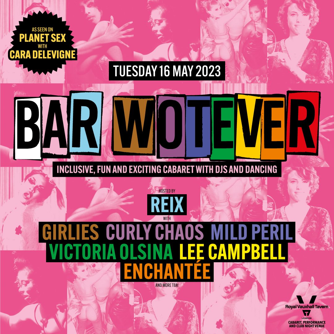 Bar Wotever (@barwot) on Twitter photo Winner of LGBTQ+ Comedian of the Year 2022, we'll have Victoria Olsina on our stage next Tuesday at <a href="/thervt/">Royal Vauxhall Tavern</a>! Come for the laughter, stay for the queer joy! 🎟️outsavvy.com/event/14289/ba… 🏳️⚧️🏳️🌈 Winner of LGBTQ+ Comedian of the Year 2022, we'll have Victoria Olsina on our stage next Tuesday at <a href="/thervt/">Royal Vauxhall Tavern</a>! Come for the laughter, stay for the queer joy! 🎟️outsavvy.com/event/14289/ba… 🏳️⚧️🏳️🌈