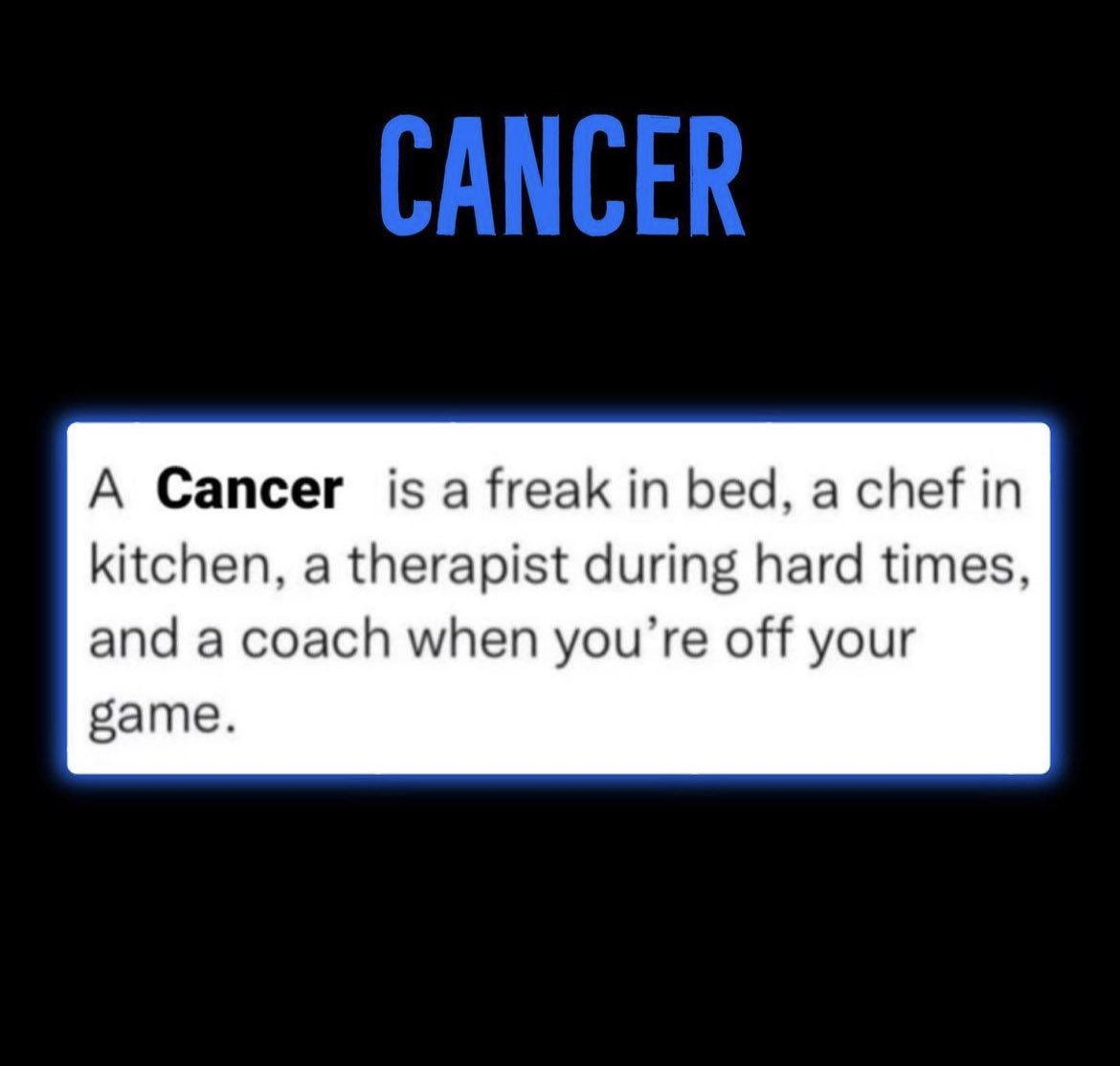 #Cancersign