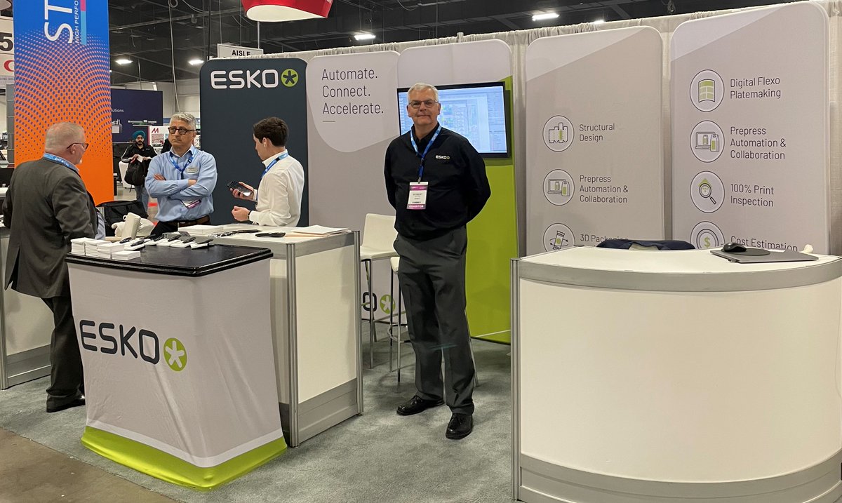 Eskocompany's tweet photo. Come see us in Booth 5266 at the Graphics Canada expo! #esko #GraphicsCanada https://t.co/Gt5C8pJczB