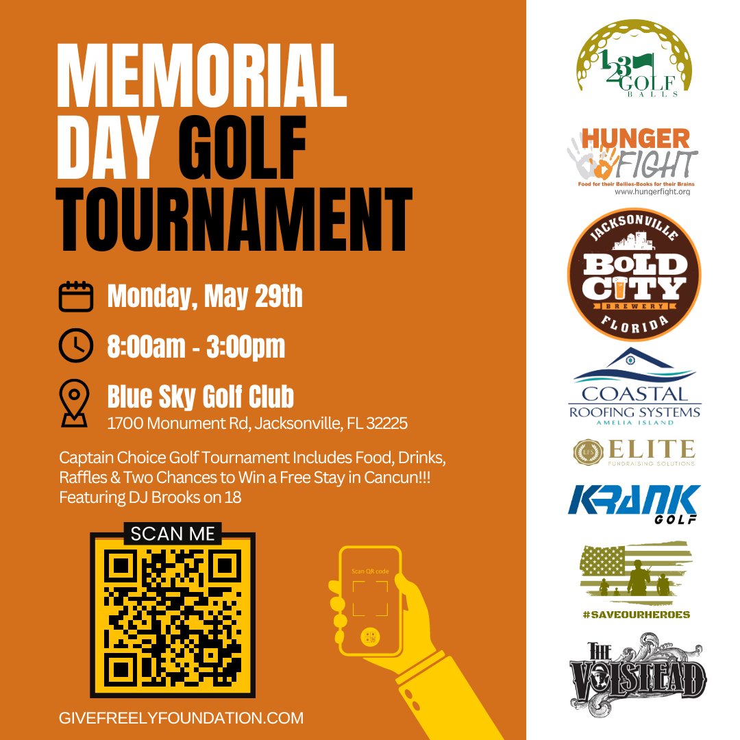 hunger_fight's tweet photo. Join Give Freely Foundation and 123 Golf Balls as they tee off for a great cause at the 3rd annual Memorial Day Golf Tournament ⛳🏌️‍♂️

REGISTER NOW AT: https://t.co/76BHL3HBnY https://t.co/4g2kh2B3Oh