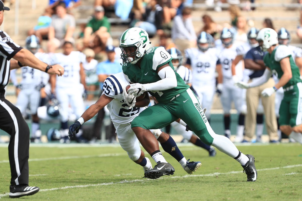#AGTG After a great conversation with <a href="/CoachDomoYoung/">Domo Young</a> I am blessed to receive my first D1 offer from Stetson university @coachrothar <a href="/CoachMullis3/">Jordan Mullis</a> <a href="/BubbaWalker33/">Bubba Walker</a> <a href="/ApplingRecruits/">Appling County Football Recruiting</a>