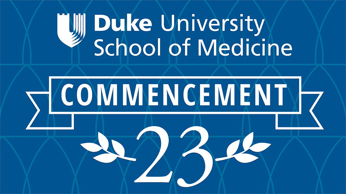 Best wishes to all School of Medicine students graduating this weekend! #Duke2023