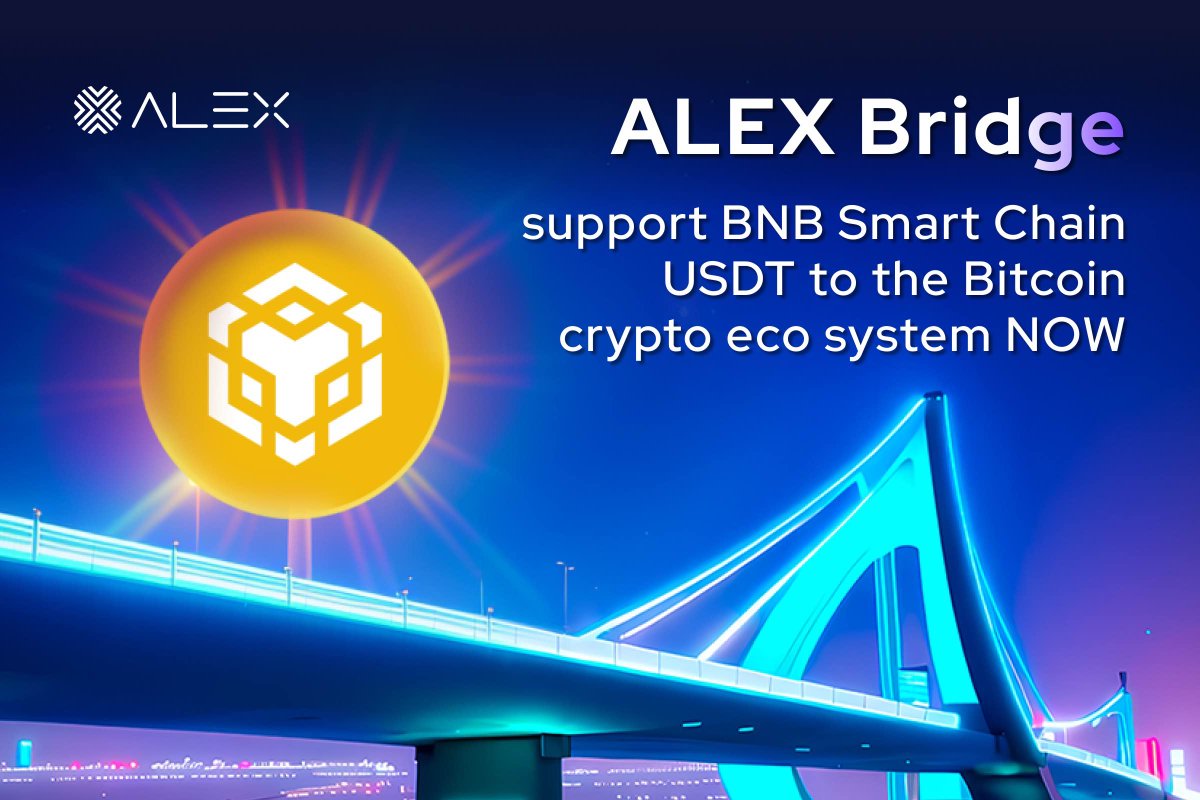 🔔 Announcement: The #ALEXBridge, connecting #Binance Smart Chain and  @Stacks, is set to launch on Sunday @ 11PM EST ➡️https://t.co/3nMnqSfqOI  This bridge significantly expands access to Bitcoin DeFi opportunities,  including #B20ByALEX -