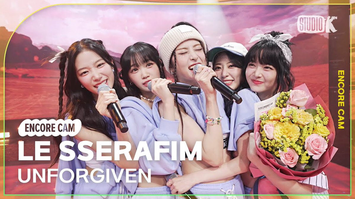 StudioK_twt's tweet photo. [🎉/#뮤뱅앵콜직캠4K]
2023년 5월 둘째 주 1위는
✨ #르세라핌 (#LE_SSERAFIM) ✨
축하합니다아

230512 'UNFORGIVEN'  #앵콜직캠

▶︎ https://t.co/nc3j8yEutu

#뮤직뱅크 #StudioK #4K 
#1위앵콜 #직캠 #뮤뱅직캠
@le_sserafim https://t.co/MG9H38ynY7