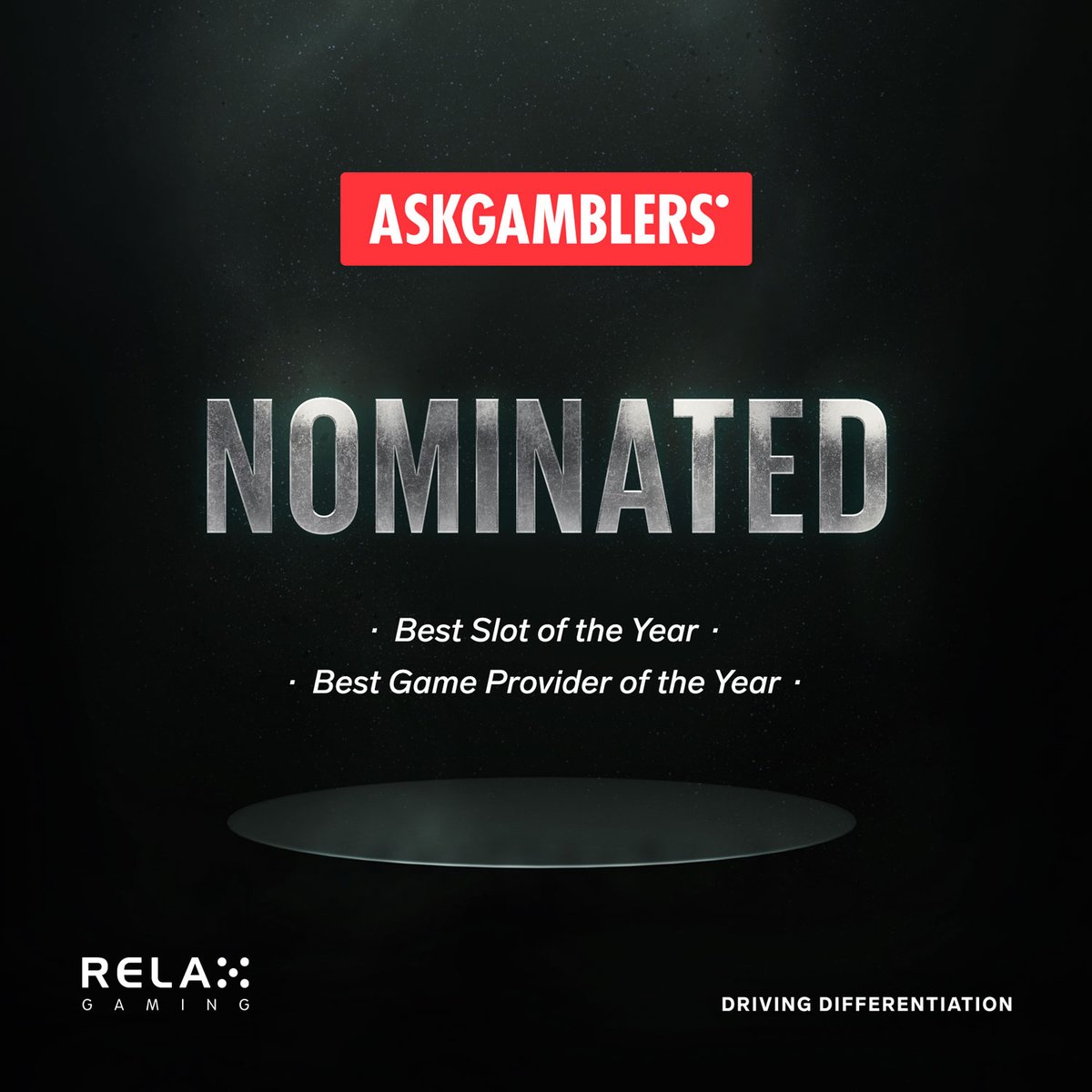 We&#39;re proud to share that Relax Gaming has reached the @AskGamblers Awards Finale! &#127942; &#127881;

The voting stage is now open, and we invite you to click on the link to make your voice heard and decide the winners: 

