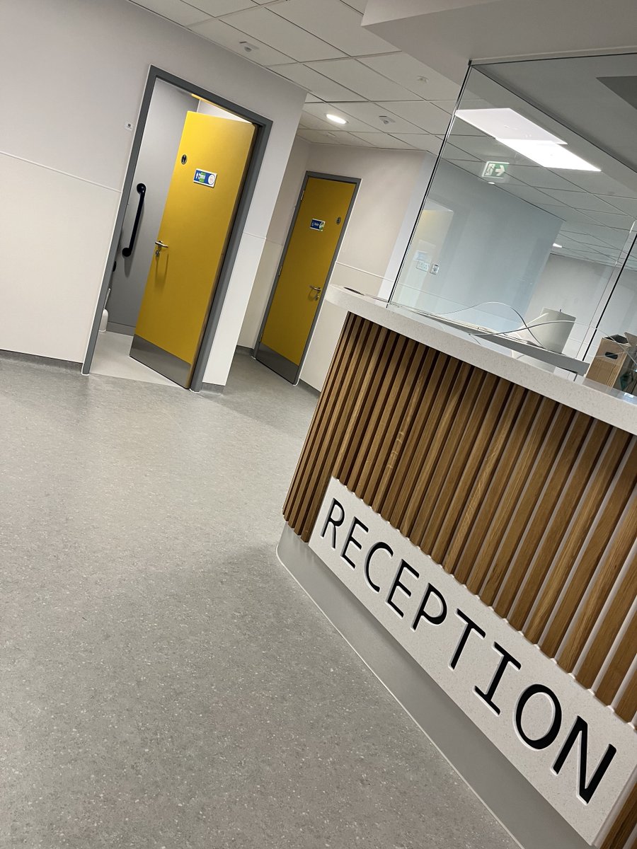 Quadrant_'s tweet photo. Refurbishment of Maternity Block levels M2 &amp; M3 handed over recently. This project enables relocation of Maxillofacial &amp; Ophthalmology Department, with admin support areas, in preparation for the new Emergency Department at Pilgrim Hospital, Boston Well done to all involved! https://t.co/EJSXFZdLFd