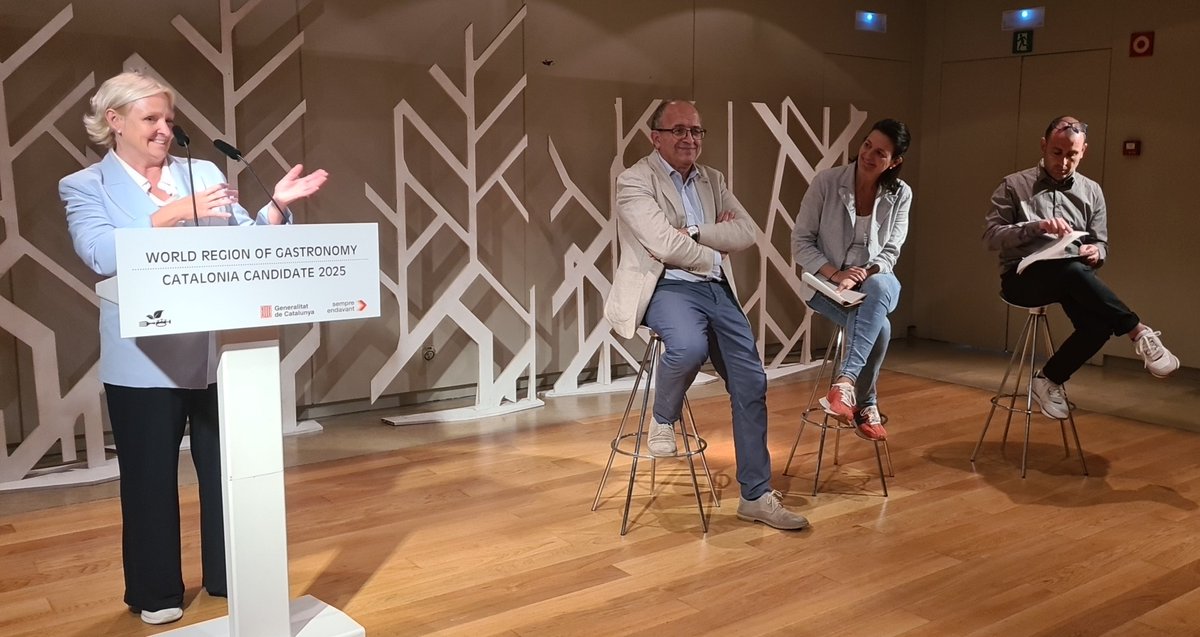 📢 Catalunya aspira a ser Regió Mundial de la Gastronomia 2025.

🍽️ Si la proposta és acceptada, aquest reconeixement permetrà continuar amb la revolució gastronòmica que es va iniciar fa uns anys i consolidar un model turístic innovador i regeneratiu

👉 ow.ly/lOw750OmqMi