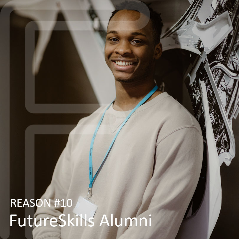 FutureSkills at MediaCityUK is the starting place for a lot of successful alumni now working in their chosen field professionally.

View our most recent news article here: ow.ly/Yn6950NRr3B

#FutureSkills #MediaCityUK #10ReasonsWhy #Reason10