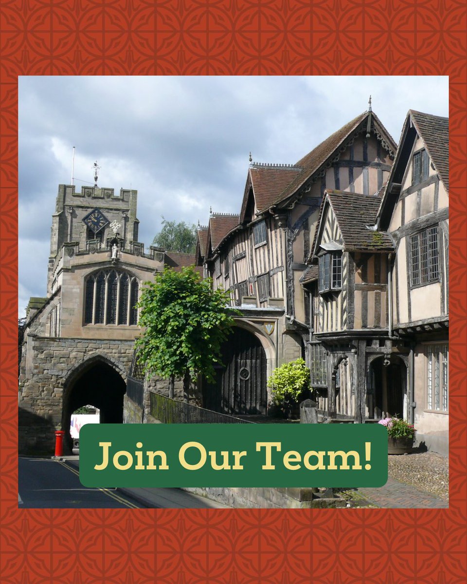 Heritage placements available! 

We are looking for 3 Heritage Assistants to support the site-based visitor operations team to manage the visitor experience at the Lord Leycester. This newly restored heritage attraction with a café and shop will open in August 2023 and these plac
