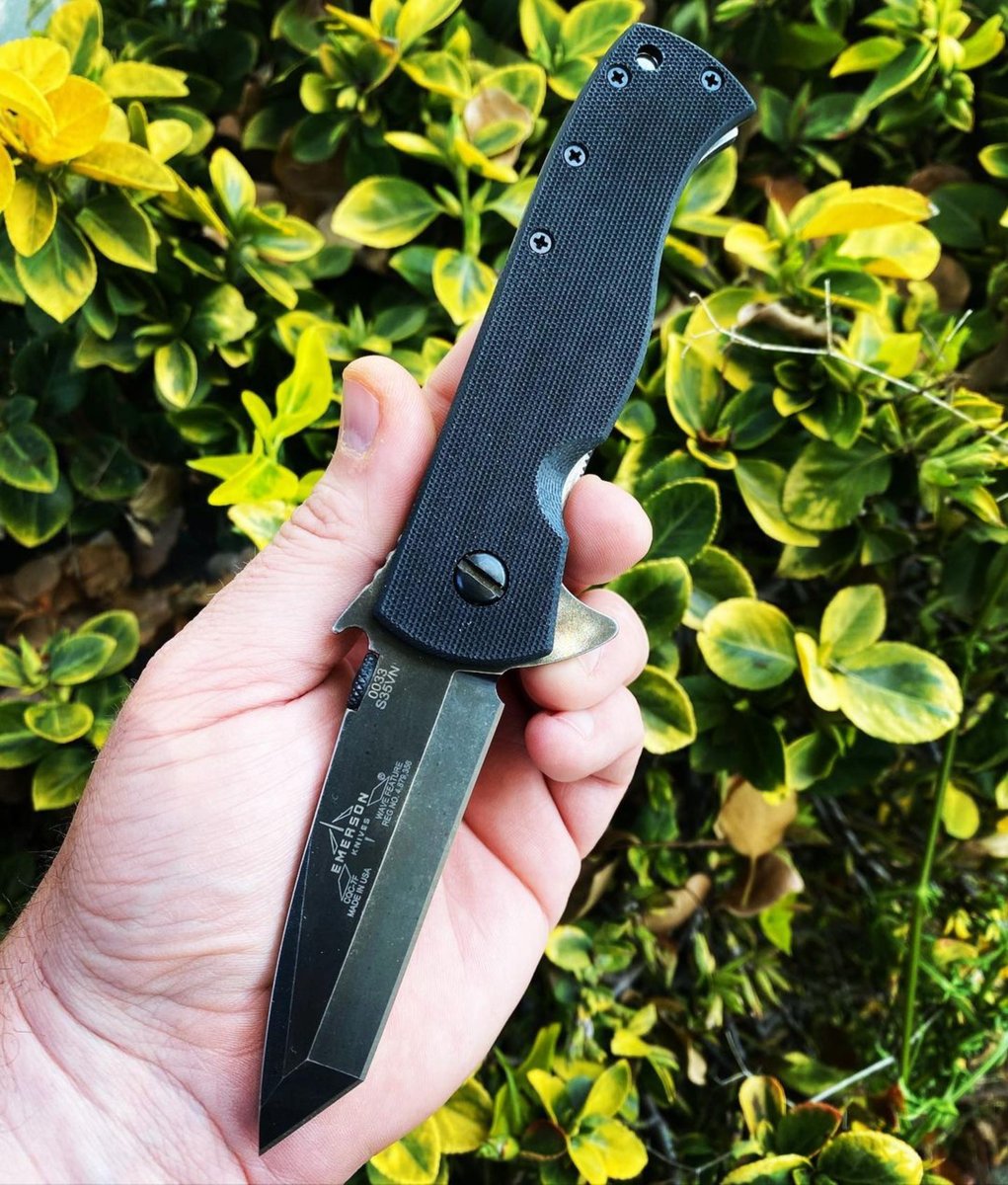 Emerson_knives's tweet photo. Flipper Friday ⚡️🇺🇸 
.
#Repost @pedrospocket
・・・
#pedrospocket #emersonknives #flipperknife #cqc7 #tanto #chiselgrind #thunderstorm #ernestemerson #cqc7flipper #americanmade #usnfollow #usnstagram #s35vn https://t.co/NB56mTLQII