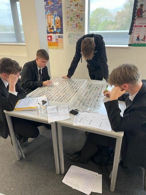 ShelfieldCA's tweet photo. Yr 11 Spanish students completing their final revision in preparation for their upcoming exams #revision https://t.co/NsxtHixt82