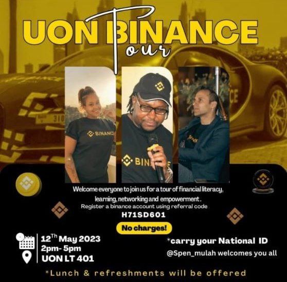 kamaujosia's tweet photo. #binancemasterclass

In house,  @KameneGoro &amp; @eddiebutita will be attending. https://t.co/lLzjOyYQhj