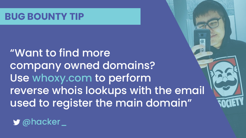 bug_bounty_tips's tweet photo. Start your weekend &amp; your recon with this #BugBountyTip from @hacker_! But remember... always stay in-scope! 😉#HackWithIntigriti https://t.co/8kuecGEA7D