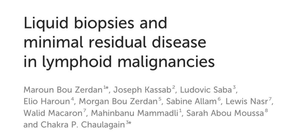 👉🏻Emerging #liquidbiopsy tech is reshaping #MRD detection in #lymphoidmalignancies, offering a less invasive alternative to bone marrow aspirations. 👉🏻#AI integration is promising to streamline this highly technical process. frontiersin.org/articles/10.33…