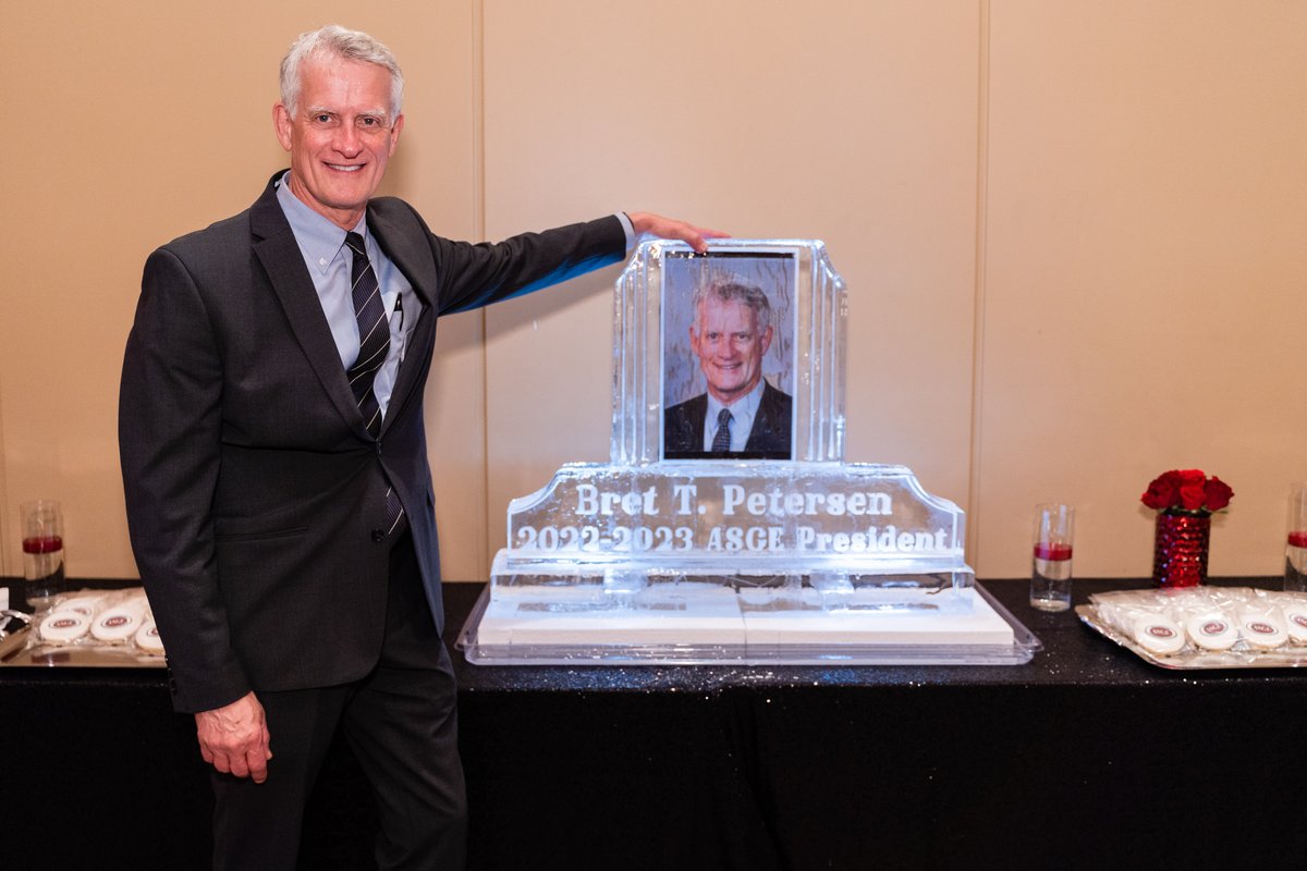 THANK YOU to ASGE's 2022-2023 President, Dr Bret Petersen. We are grateful for your service in advancing gastrointestinal endoscopy. #GITwitter #Endoscopy