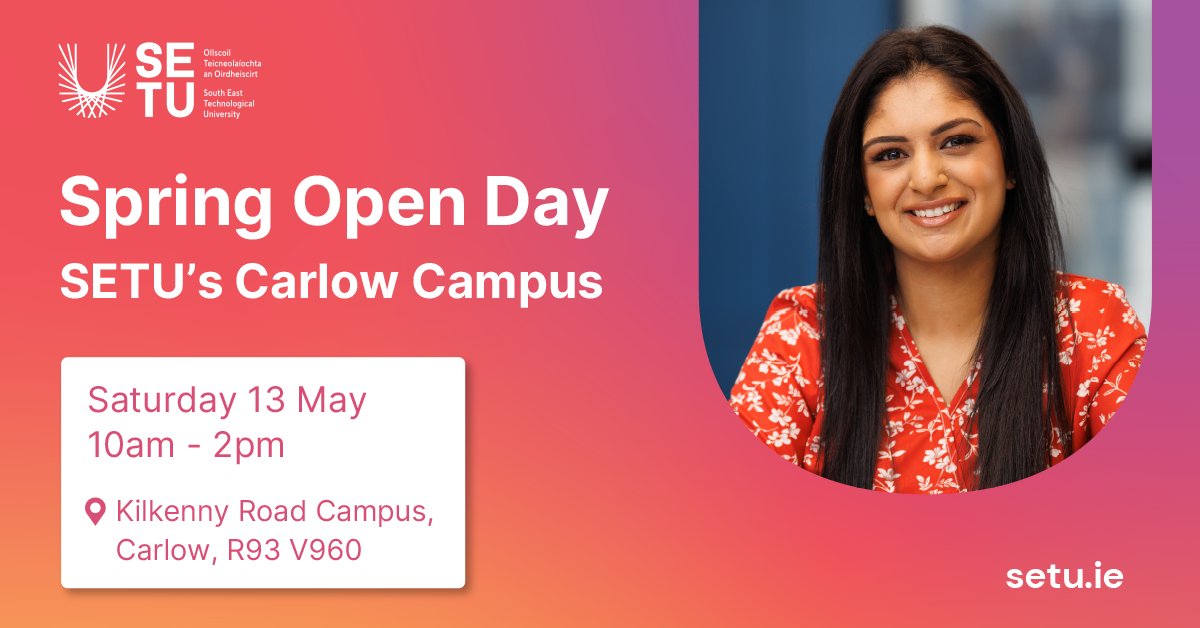 Our Spring Open Day is almost here. Our Sports Office staff will be onside tomorrow to chat with prospective students in relation to scholarships, Clubs & Societies and any other queries.