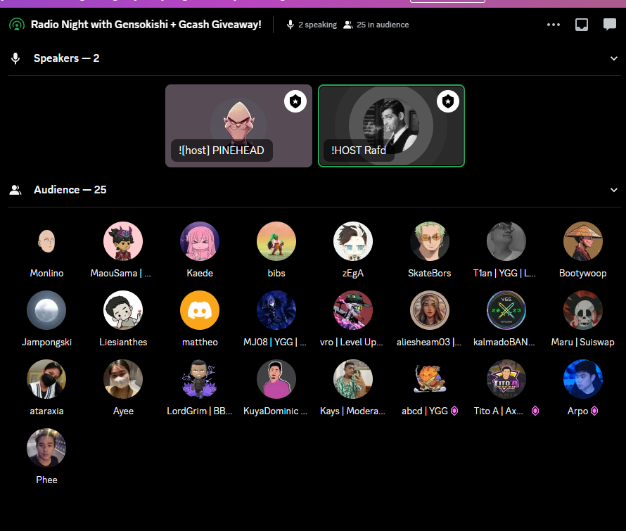 itsyourkuyadoms's tweet image. ATM radio night with @YGGPilipinas + @gcashofficial giveaway! LFG! 🔥

Tara na join us here: discord.gg/yggph

#WeAreYGG #RadioNight