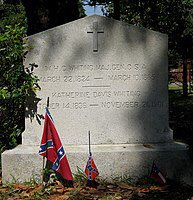 Brigadier General W.H.C. Whiting, CSA.

Whiting was in charge of the Wilmington/Ft. Fisher defenses until being relieved by Braxton Bragg.

Bragg abandoned the city; Whiting remained with the men. He requested to be buried there, & lies there now in Oakdale Cemetery. #USCivilWar