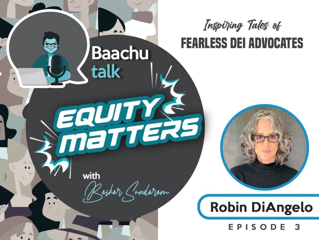 Baachu (@baachuworks) on Twitter photo Pleased to host the remarkable <a href="/RobinDiAngelo/">Robin DiAngelo</a>. By sharing her personal story, Robin invites us to reflect, learn, and take action for a more just and equitable society. Join me in listening to this transformative conversation #podcast #SocialJustice #DEI
baachu.com/baachu-talk-eq… Pleased to host the remarkable <a href="/RobinDiAngelo/">Robin DiAngelo</a>. By sharing her personal story, Robin invites us to reflect, learn, and take action for a more just and equitable society. Join me in listening to this transformative conversation #podcast #SocialJustice #DEI
baachu.com/baachu-talk-eq…
