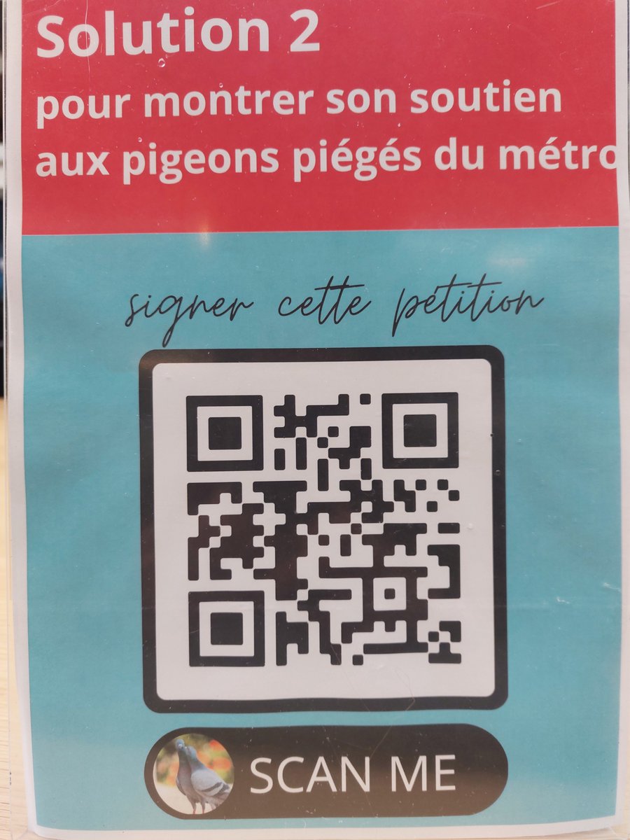 #metro: hier, je réalise pour la 1e fois que les oiseaux au dessus de nos têtes, séparés par un grillage, sont en réalité piégés. 

Solut° 1 pour demander que quelque chose soit fait : Installer son bureau dans le métro. 

Solut° 2 : signer cette pétition
zoopolis.fr/petition-pour-…