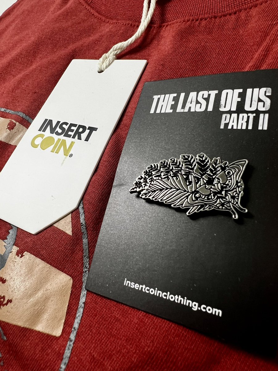 Fancy being in with a chance of winning one of two <a href="/InsertCoinTees/">Insert Coin</a> The Last of Us/Part II bundles? 

I have two sets up for grabs! Included in both sets are;

1 x Ellie Sunset Anniversary Edition tee (size L)
1 x Ellie Tattoo Enamel Pin

To enter, just do the following;

•