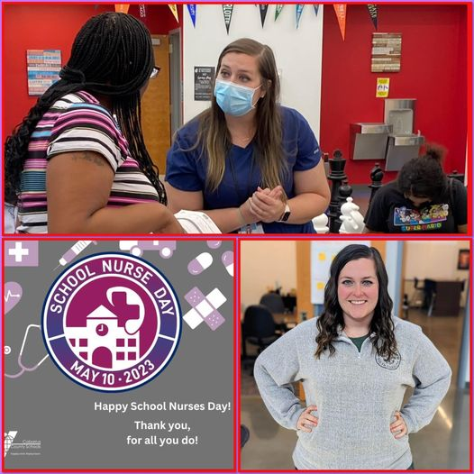 PLC_CCS's tweet photo. On Wednesday we celebrated School Nurses Day. Allie Nicholson., “Thank You” for all you do for students and staff!  📷📷📷 https://t.co/oR58vAdYt5