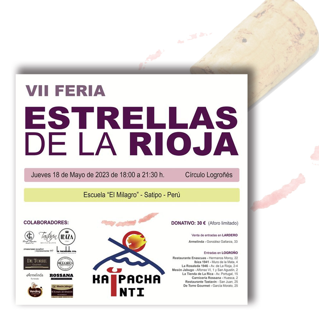 La VII Feria de las Estrellas es posible gracias a nuestros colaboradores, que, entre otras cosas, nos ayudan con la venta de entradas. No te quedes sin la tuya. 

18 de mayo
Círculo Logroñés
De 18:00 a 21:30h
El donativo: 30 euros, aforo  limitado.

Te esperamos!!!
👏👏👏