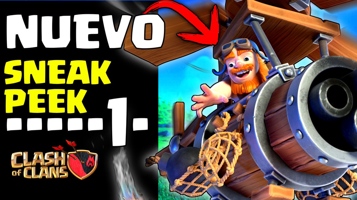 ENTÉRATE de lo que va a venir a Clash of Clans 🚁🦸🏻‍♂️Sneak Peek 1👉 youtu.be/LNLm5FJCS-Y

#ClashOfClans